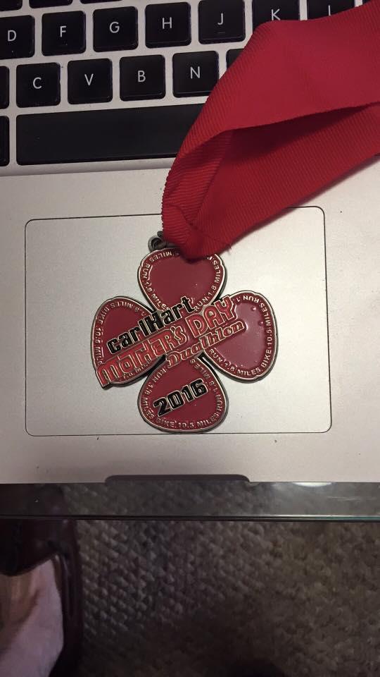 came in 13th out of 14 in my age group... I WAS NOT LAST... lol