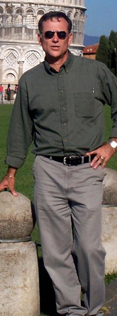 Husband Ken Hampshire - Italy 2007