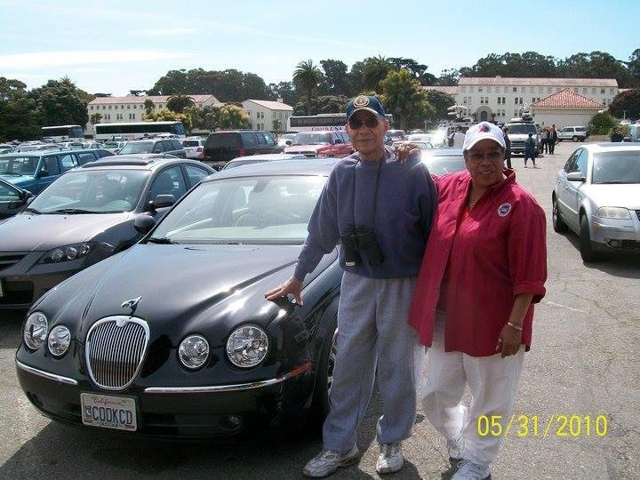 Celebrating Fathers' Day, My Hero and Best Friend...Me and my Dad in the Presidio on our way to our traditional Memorial Day Ceremony event..Then we would find us some BBQ to take home!! LOL!!