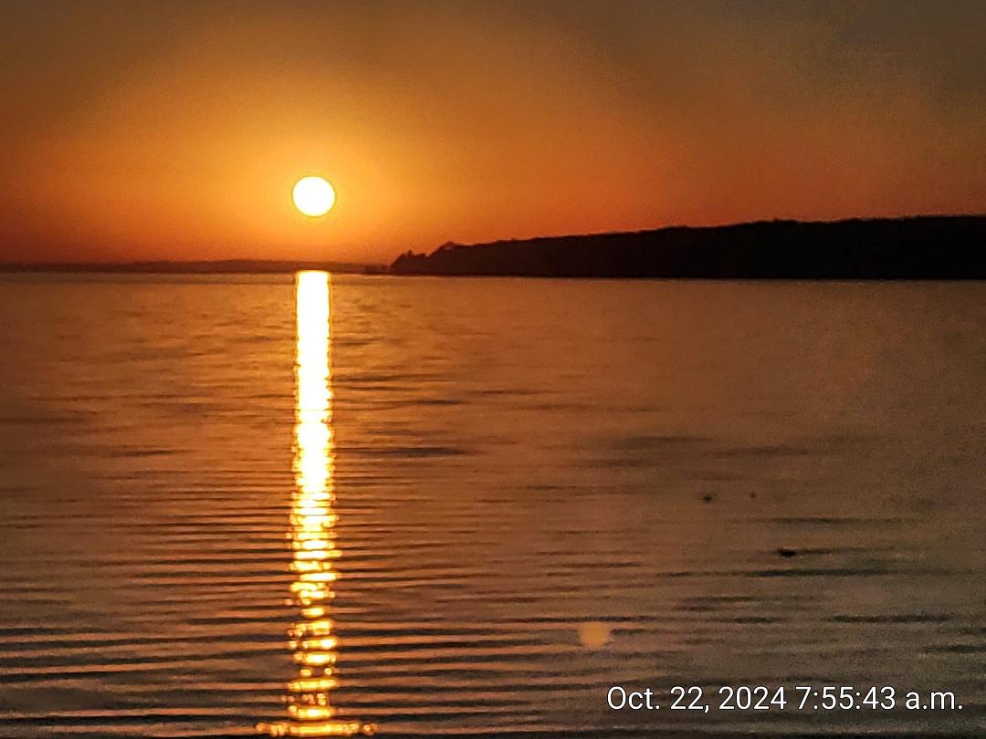 This mornings sunrise.