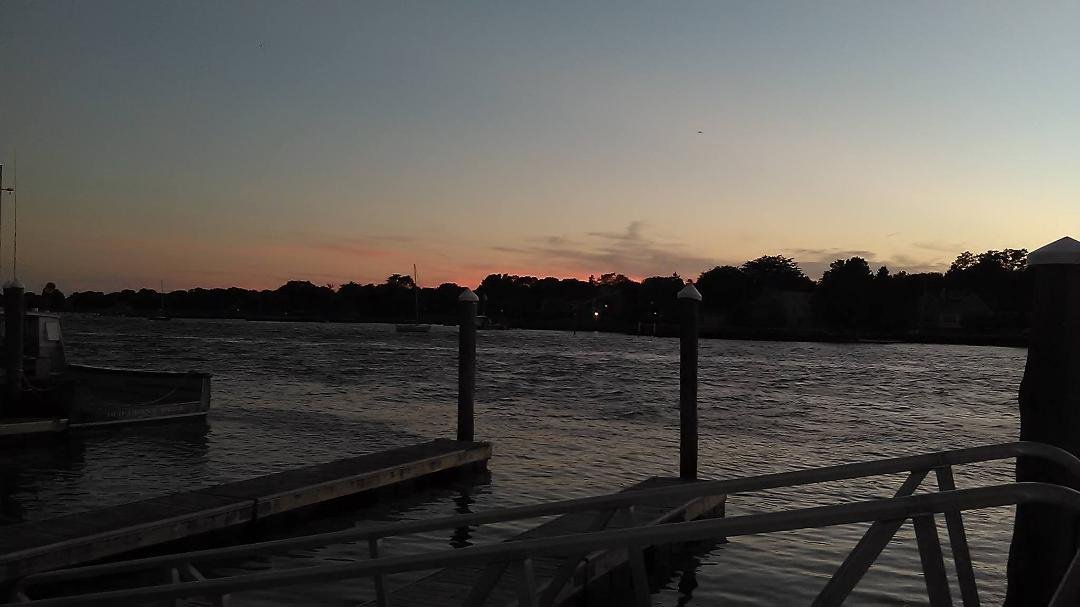 Not a bad view while waiting on my chowder, eh?