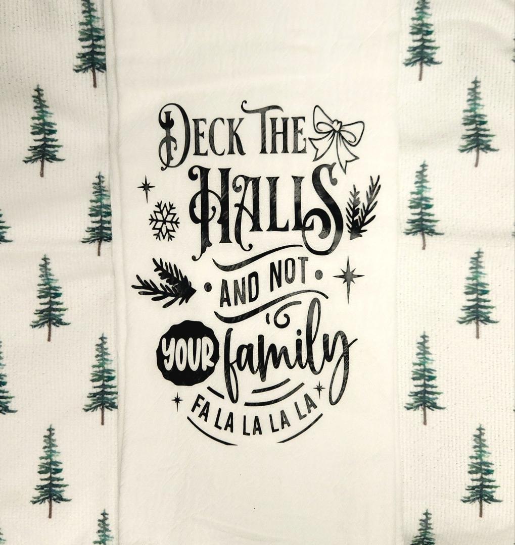 Gift from a coworker (hand towel). She doesn't even know my family!😜