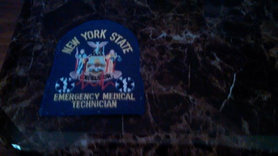 My NY State EMT patch.