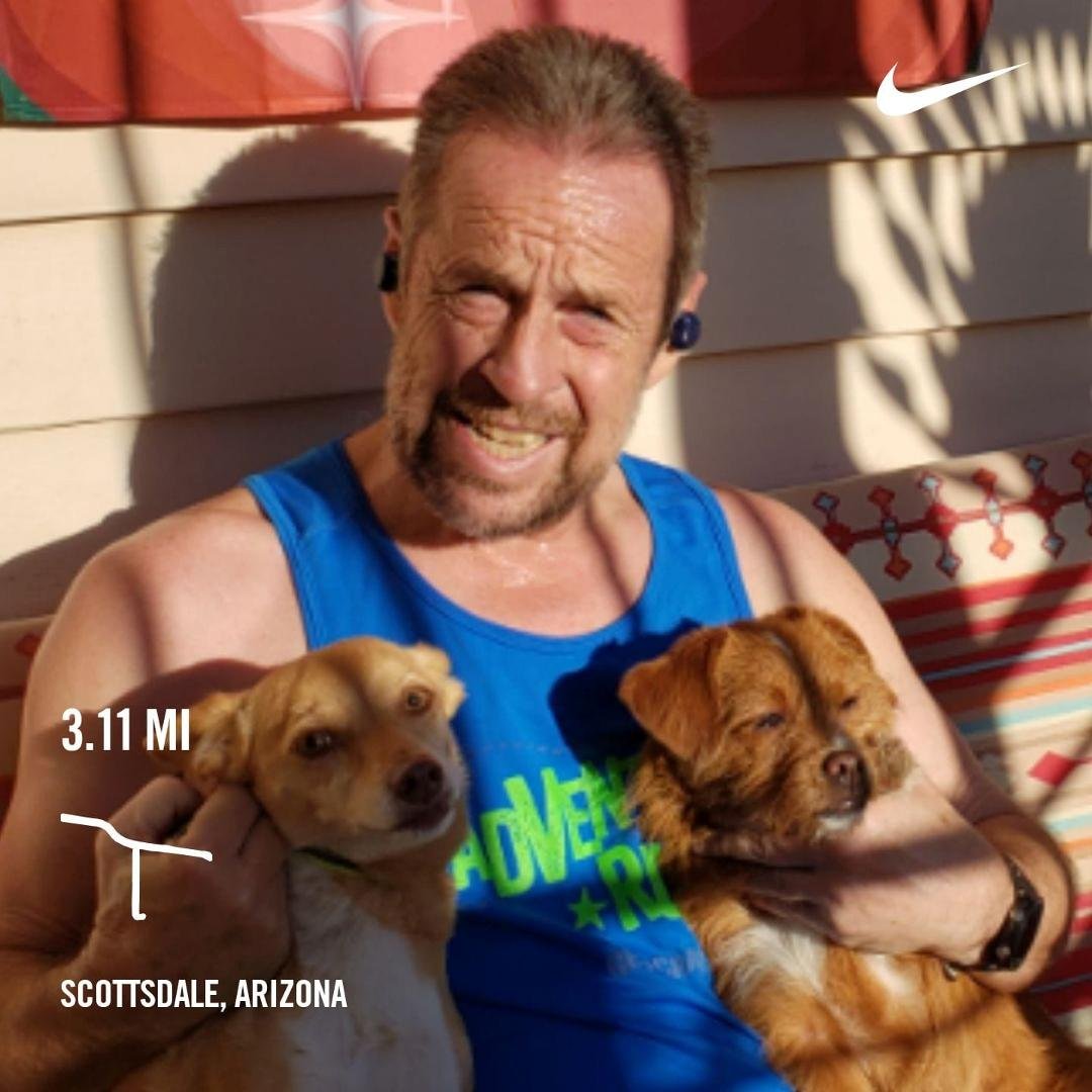 3 miles after work today