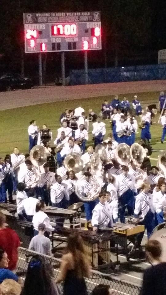 Halftime score Apopka HS 24 - Manatee HS 0