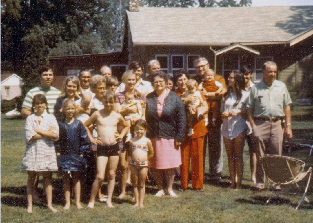 Priest family 1972, Lake James, IN