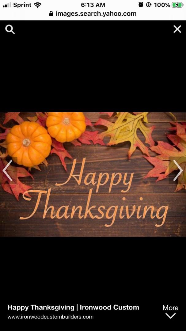 Happy Thanksgiving everyone!!