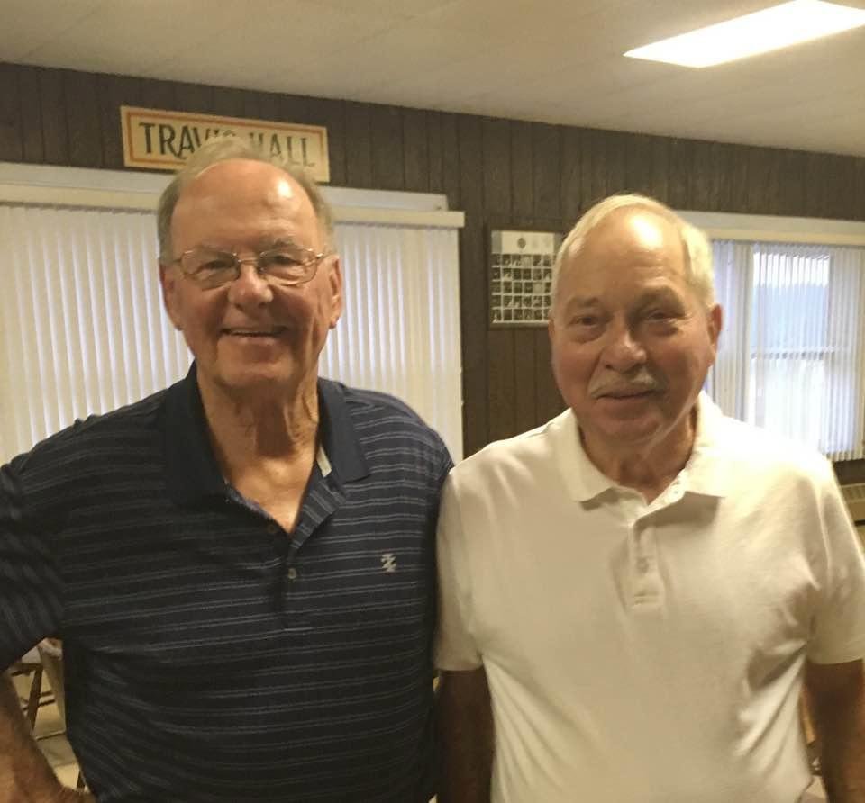 Ron Morris and Bob Hupp  picture taken at lodge.