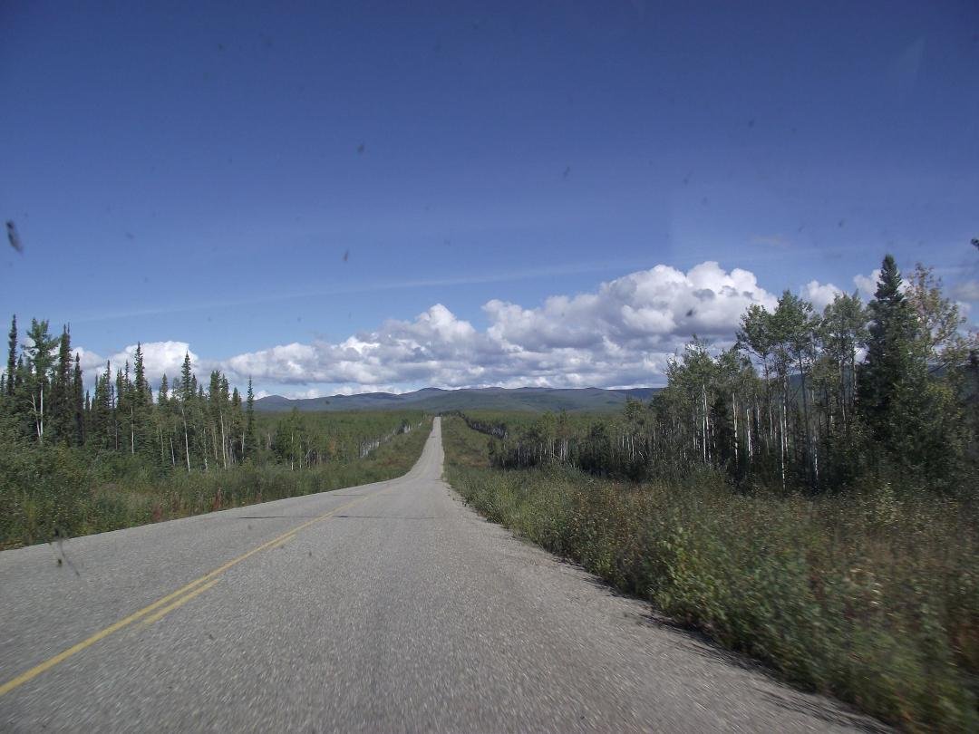Whitehorse to Dawson journey.