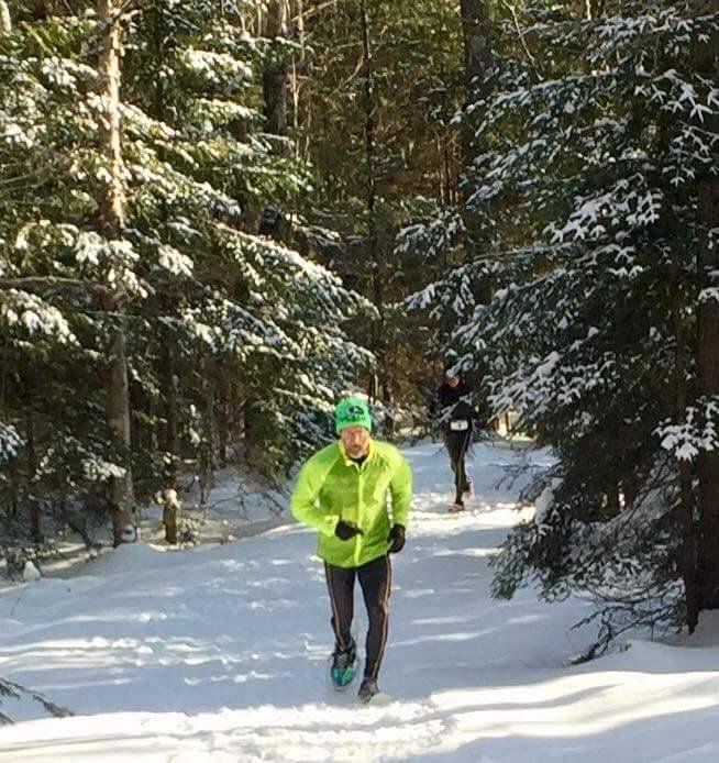 Snowshoe race in Stratton Vt