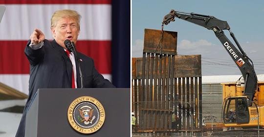 "4 more Senators vote against Trump's emergency declaration." P.S. Most psychologists confer that Trumps obession with the Wall, (and the pic of this crane) are because of, sub concious, extreme, inferority complexes, that 