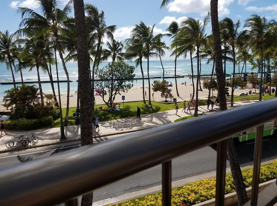 Waikiki Beach in the afternoon
