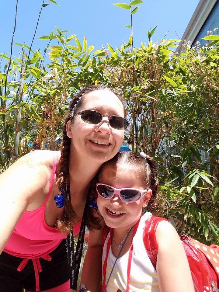 Daughter and Granddaughter having fun @ Disneyland, Anaheim, California