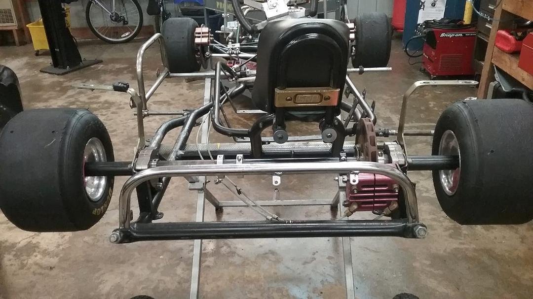 Before picture, of offset, left hand drive Emmick