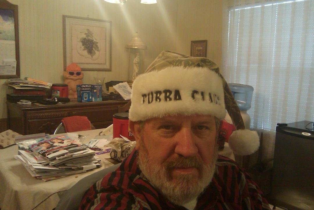 Merry, Getrrrrrrdone, CHRISTMAS, from the Red Neck Pole.