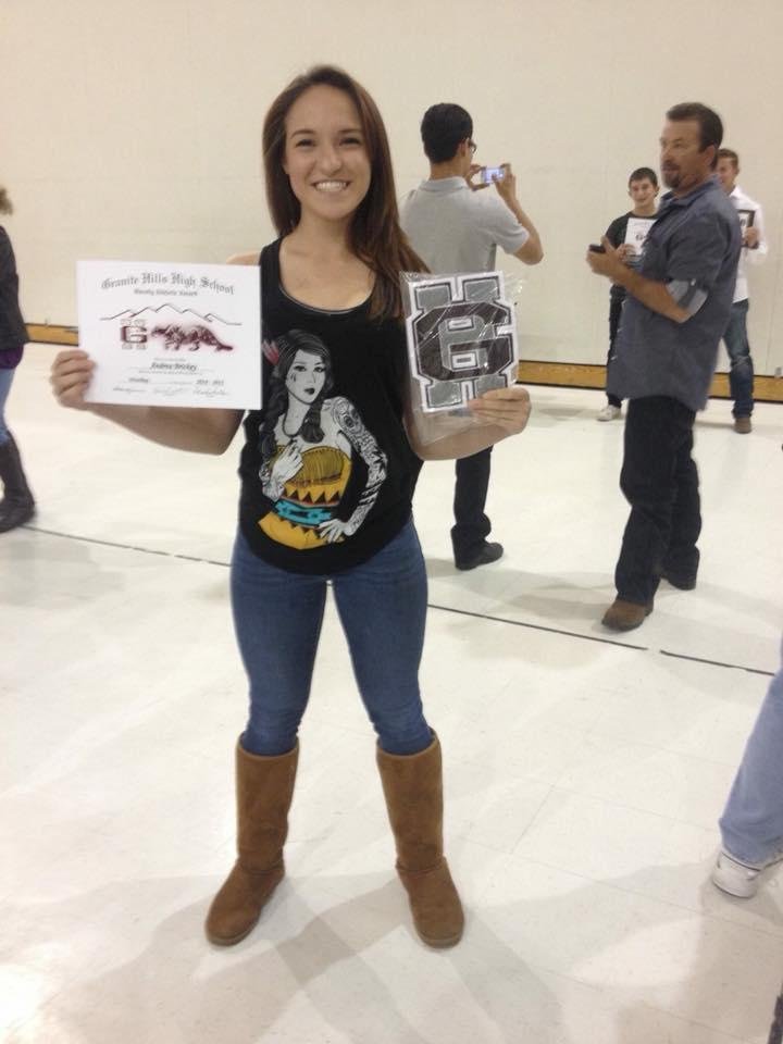 Andrea Brickey when she wrestled varsity at GHHS... Adam Woodhouse Susan Marie Childers-Woodhouse Jake Woodhouse Haley Heard
