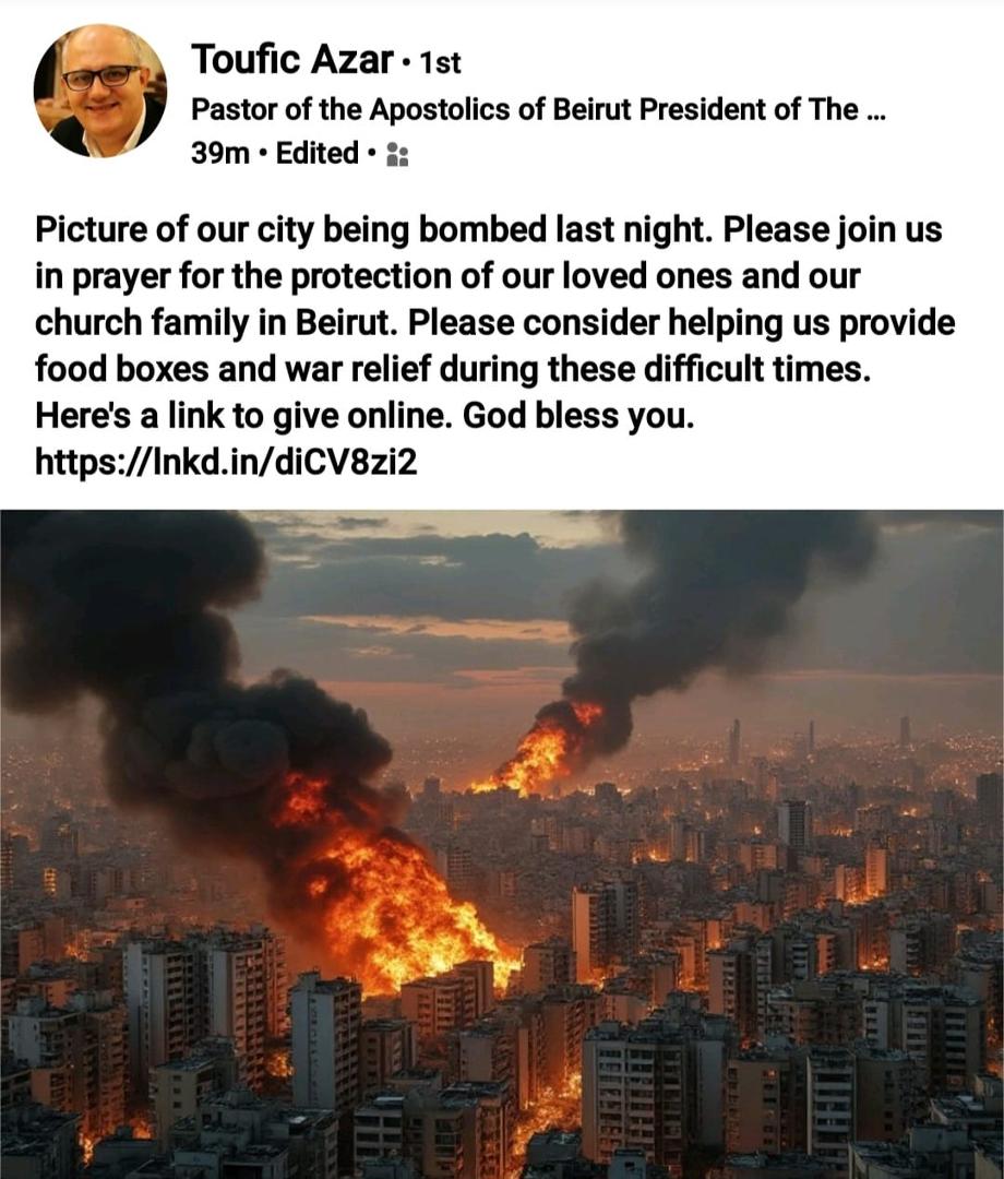Our missionary, churches and saints in need of prayers...