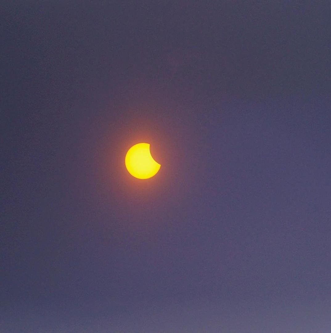 First eclipse shot from Simpsonville, SC 1:29