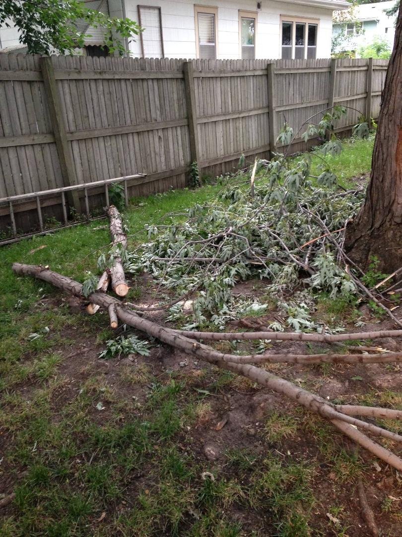 Still got some chopping and cleaning up to do, but my weak little hacksaws aren't doing the job. 😏