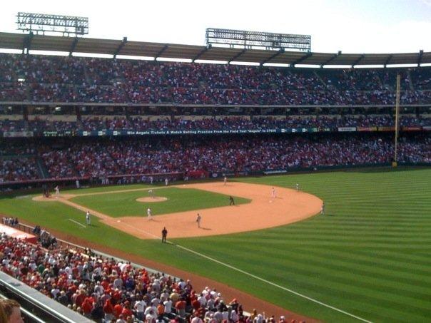 $9 pizza, $6 doors light, BO-SOX winning at Angels' stadium, PRICELESS