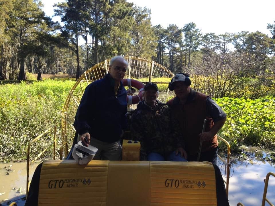 Airboat ride down on the Lafayette bayou