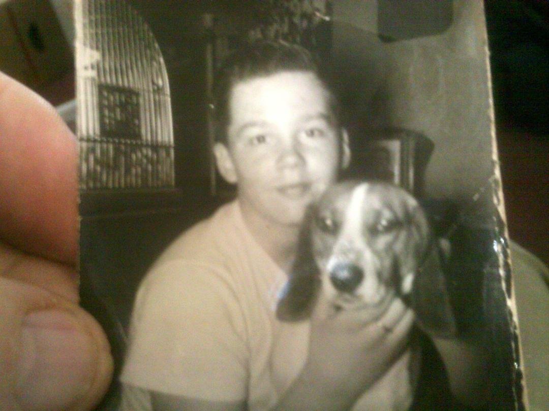 I MAY HAVE POSTED THIS PICTURE BEFORE-but it was attached to the pic of my Dad. "A happy Boy & His Beagle"! His name was "Pat" , he was my hunting Buddy.
