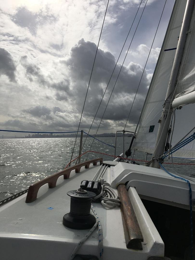 San Francisco Bay sailing with my Brother. Priceless.