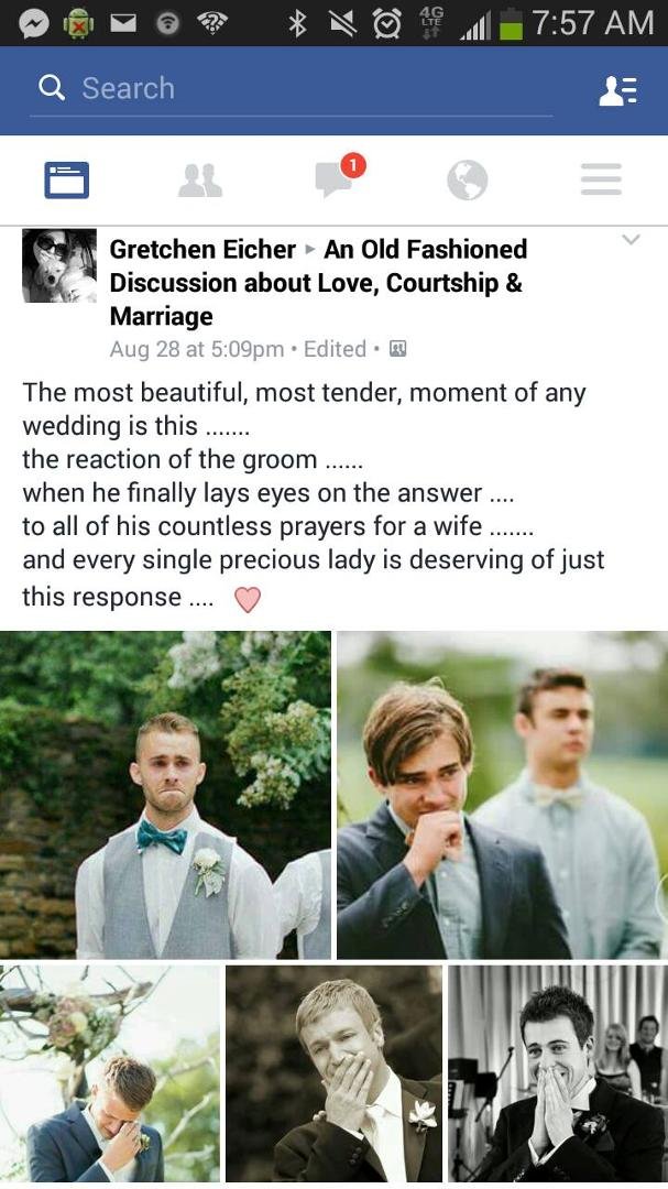 I want to make a grown man cry someday..i'm sure he can join me in my tears.