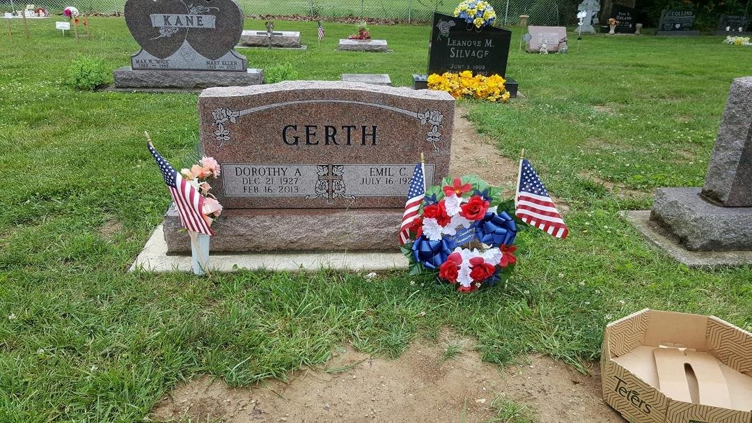 Put out a memorial for Dad.