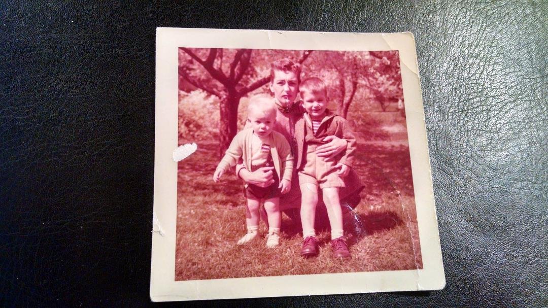 1957 - Mom, me and Mark!!