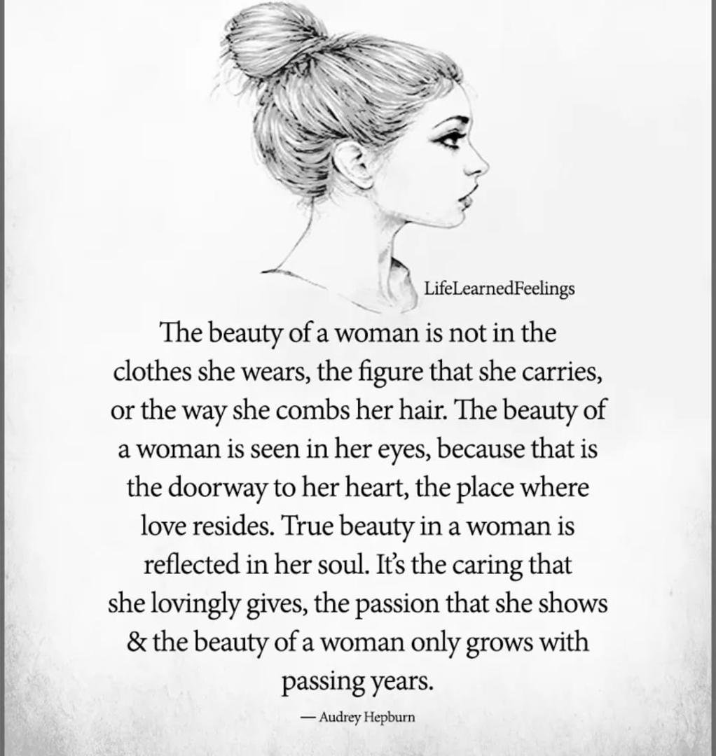 The ascetic yearning in her heart and the expressing of it in her ways...