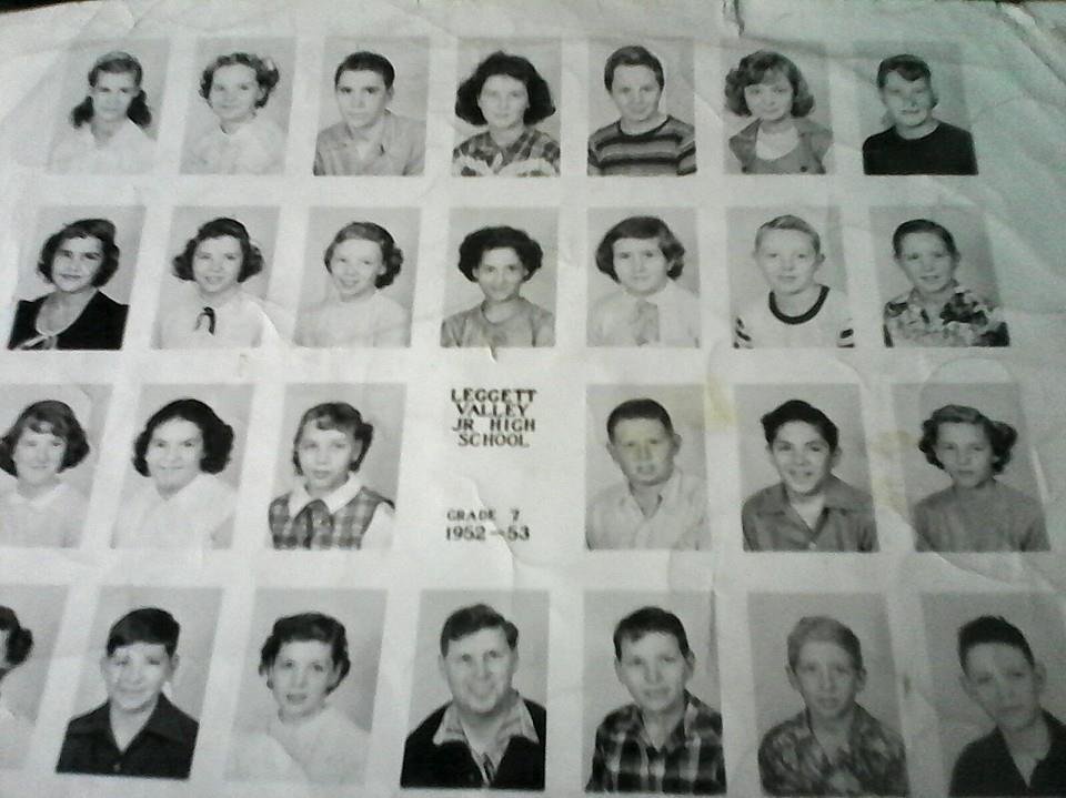 My 7th grade class at Leggett Valley