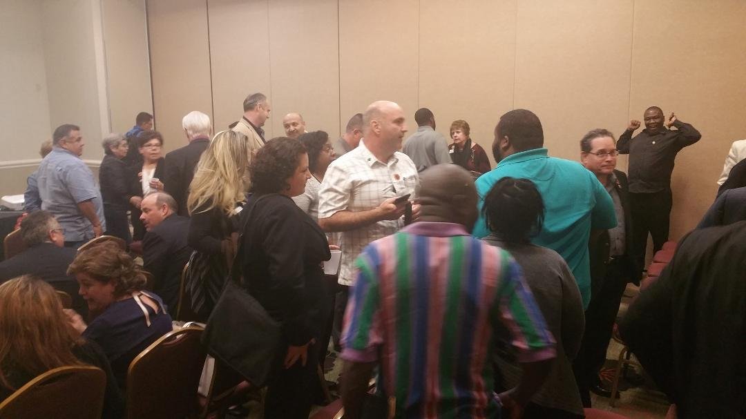 Lots of people here tonight for the Ambit presentation!