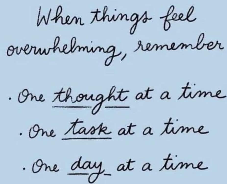 Shared from a friend, a reminder I need!!!