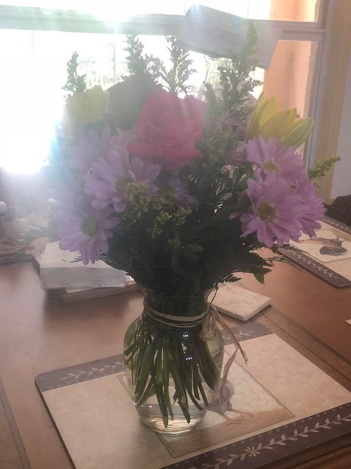 Flowers from Marc! ❤️. Thank you 😊