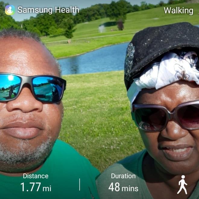 Tuesday walk done. Adding a little more distance and time. Trying to get back to where we use to be. Have a great day!