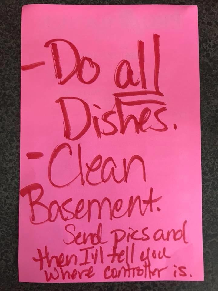 Teaching responsibility is a key ingredient to raising kids that understand accountability. 👏👏👏To them for being the “mean” parents. Take it from me, your investment in their character truly pays off.