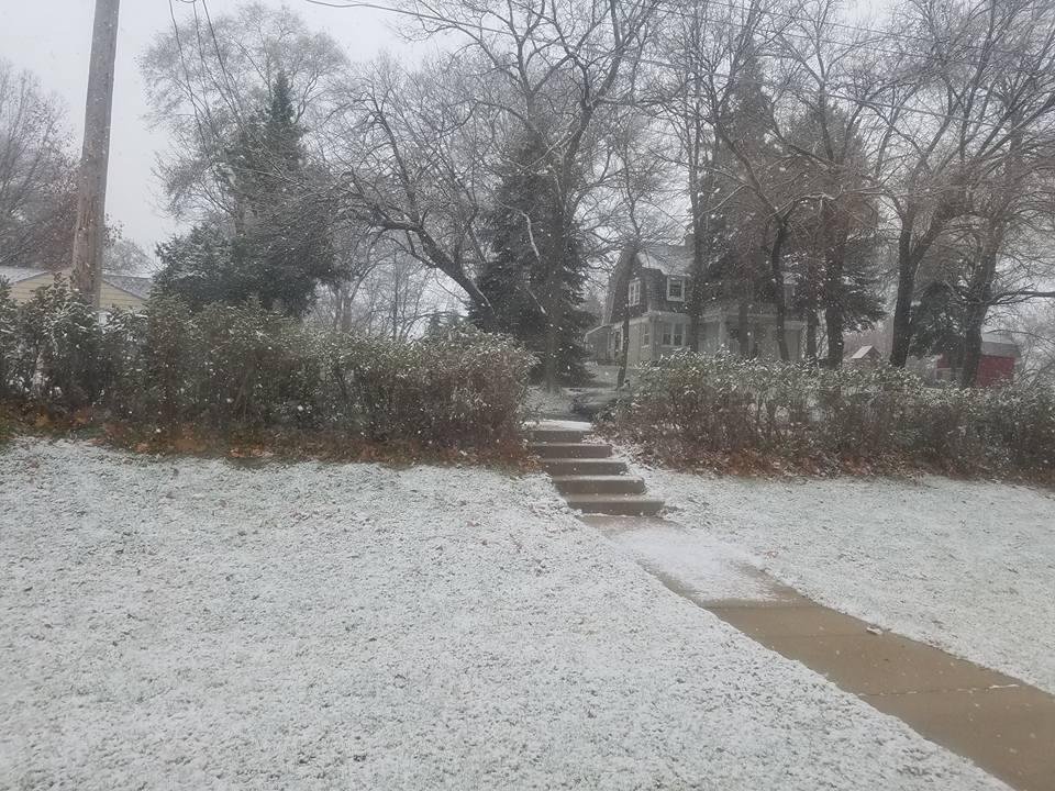 First snow of the season.