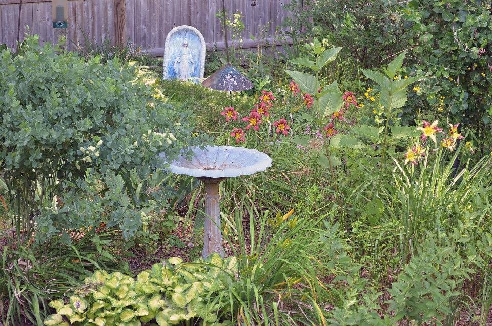 Part of the Central Perennial Bed