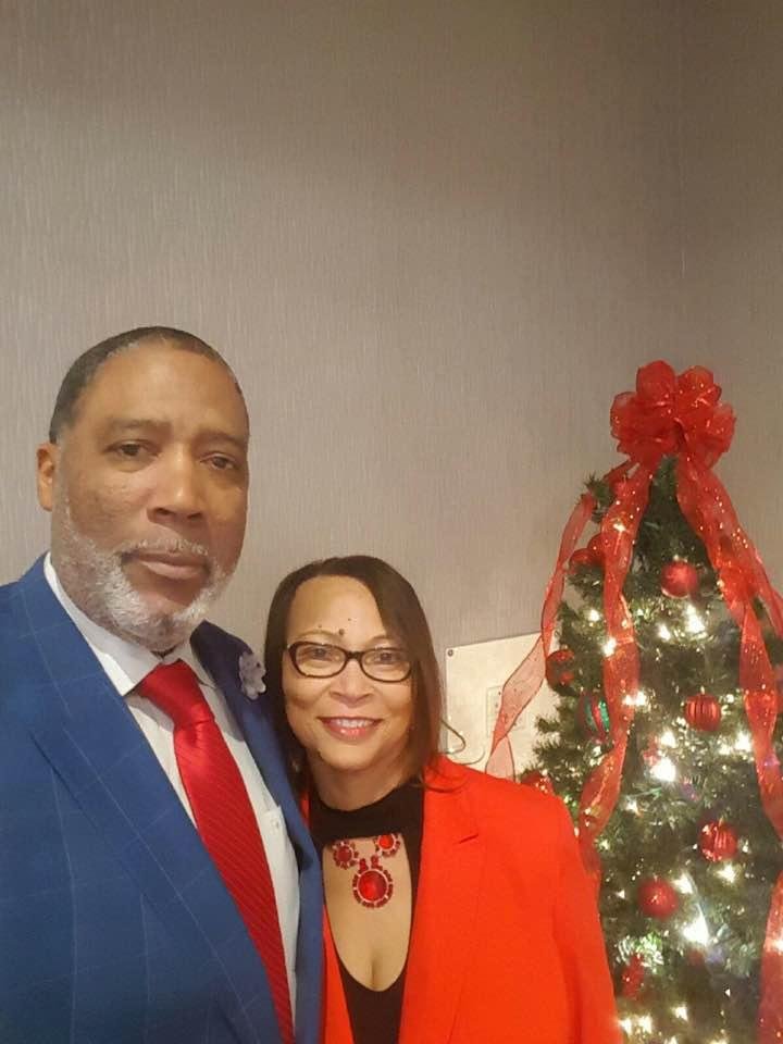 My honey and I at Hope Unions Christmas Party