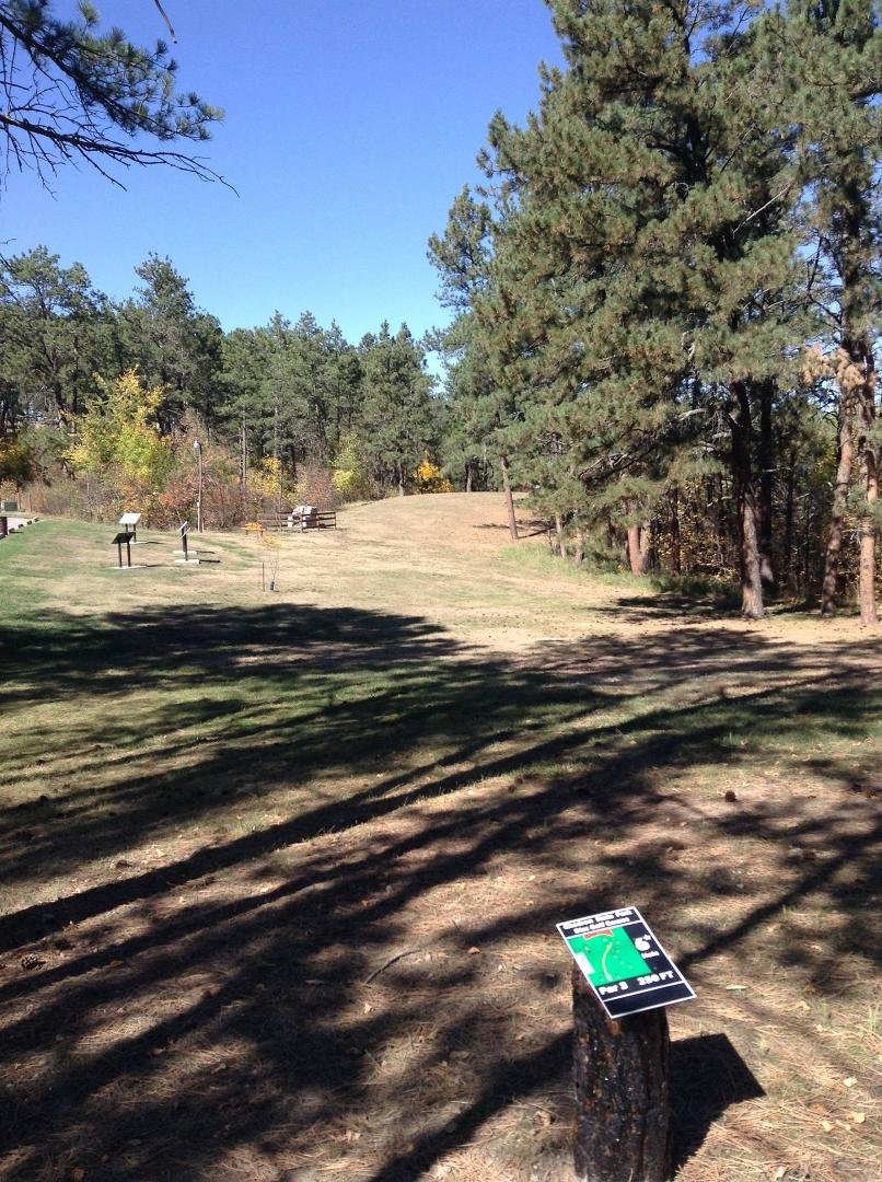 Alternate hole #6a for playing course as a 9 hole course (or avoiding poison ivy like me)