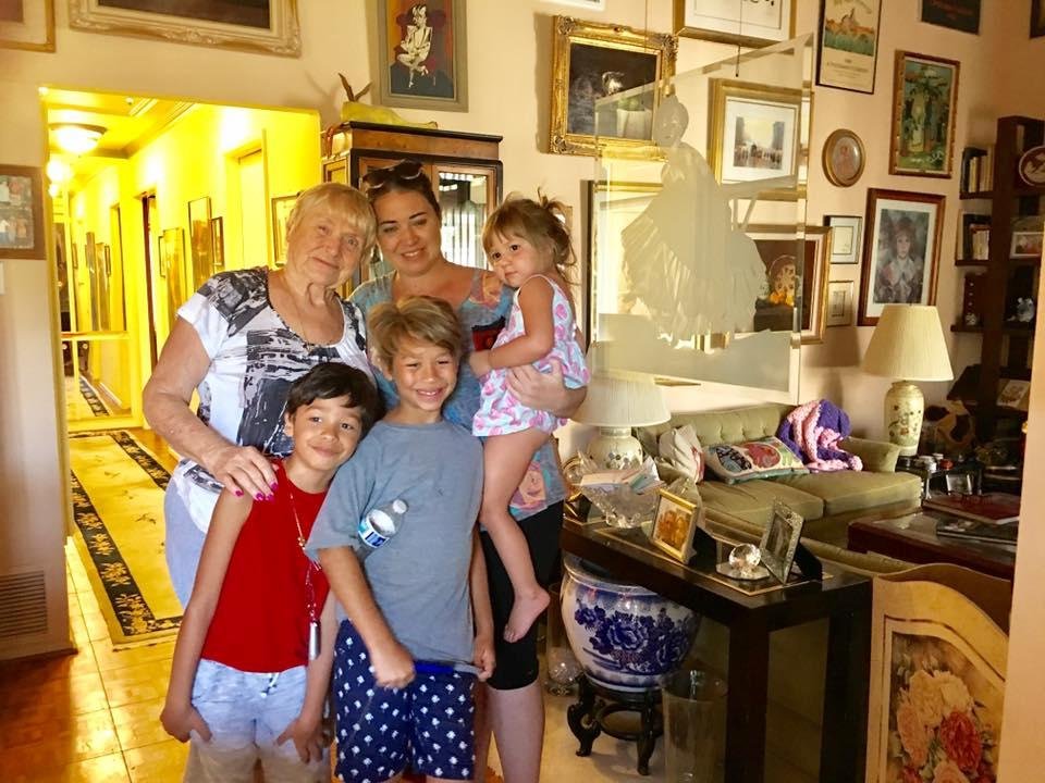 4 generations of women and 3 great grandchildren. Beautiful