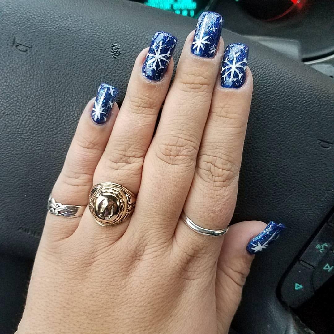 I always feel so much better getting my nails done....here's to winter nails!