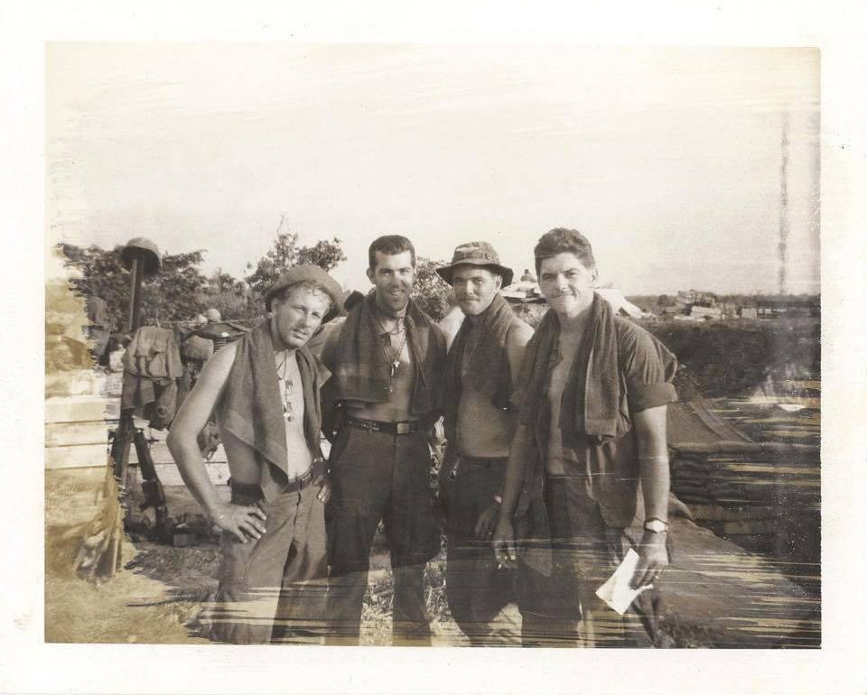 Karl Sheppard, Mike White, Robert Herrington & John Babbitt. "Wolfhounds" Vietnam.