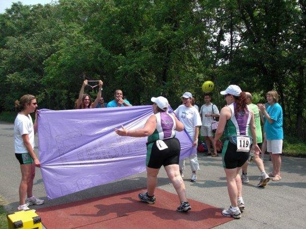 Almost there...Wyckoff '08 Finish Line