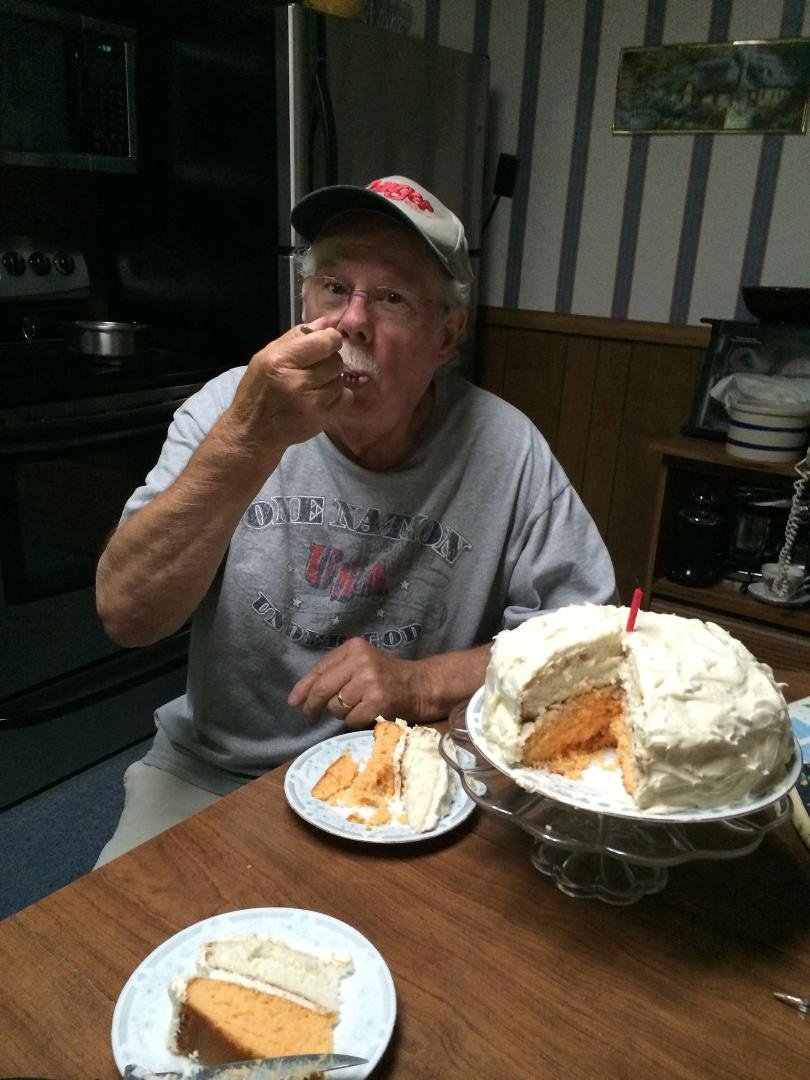 Happy Birthday Mac,he has had a good day. Looks like he is enjoying it.Love you.