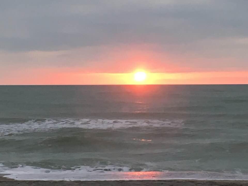 Sunset in Venice Florida- cocktails in hand