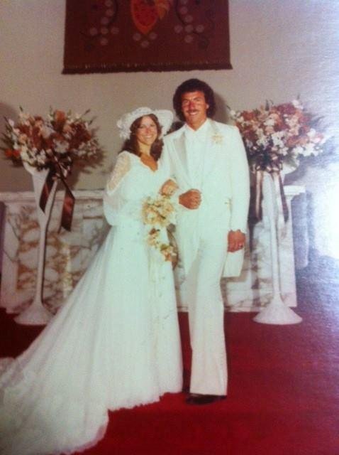 33 (years) My favorite Number. So lucky to have met and married my best friend.
