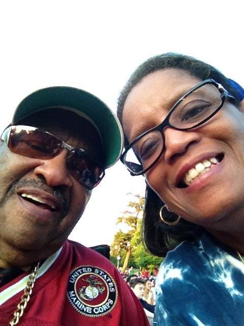 Furman & I are enjoying the show at the Capital.