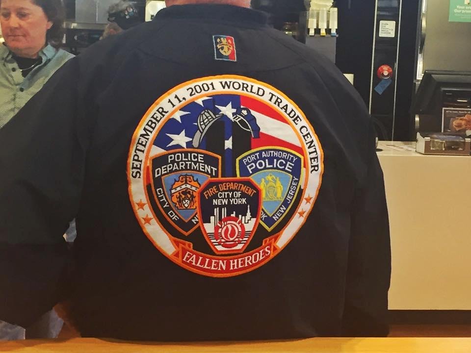 Met a man at McDonald's this afternoon he was at Ground Zero on 9/11/2001